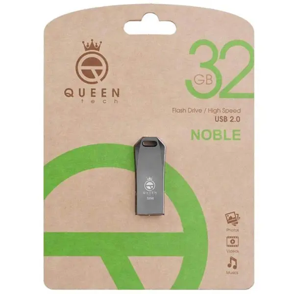 فلش مموری کوئین تک مدل NOBLE ظرفیت 32 گیگابایت Queen tech NOBLE Flash Memory 32GB - 4