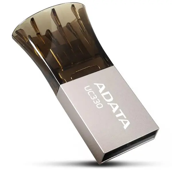 فلش مموری OTG ای دیتا مدل Choice UC330 ظرفیت 16 گیگابایت ADATA Choice UC330 OTG Flash Memory - 16GB - 4