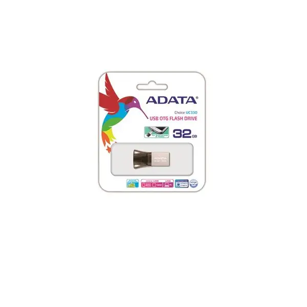 فلش مموری OTG ای دیتا مدل Choice UC330 ظرفیت 32 گیگابایت ADATA Choice UC330 OTG Flash Memory - 32GB - 3