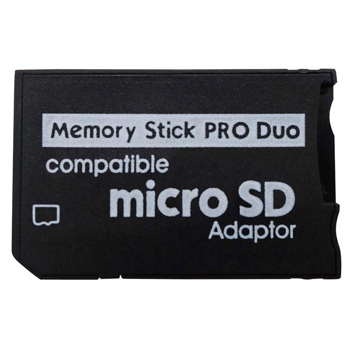 خشاب رم میکرو اس دی مناسب برای کنسول PSP PSP Memory Stick Adapter, Funturbo Micro SD to Memory Stick PRO Duo MagicGate Card for Sony Playstation Portable, Camera, Handycam