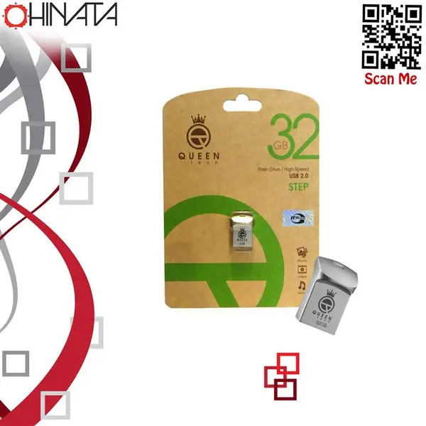 فلش مموری Queen Tech مدل USB2 STEP حافظه 32GB - 2