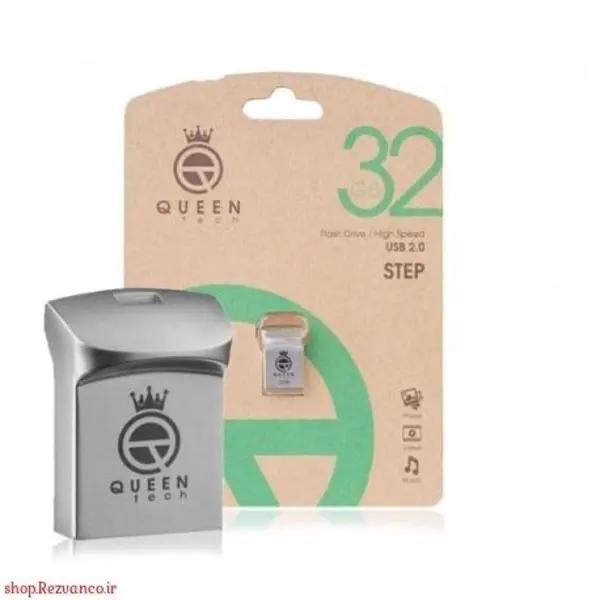 فلش مموری Queen Tech مدل USB2 STEP حافظه 32GB - 5