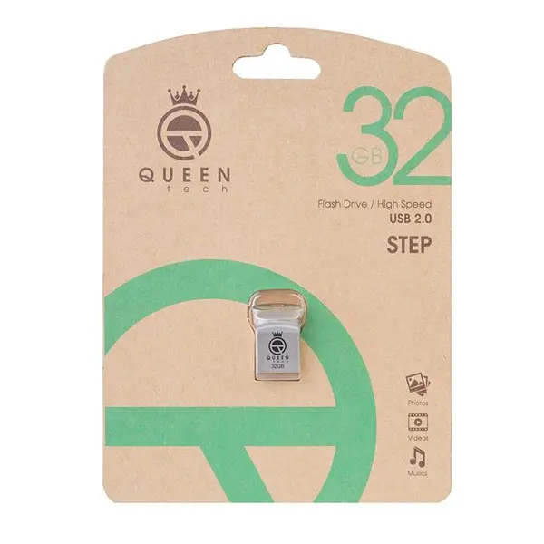 فلش مموری Queen Tech مدل USB2 STEP حافظه 32GB - 4