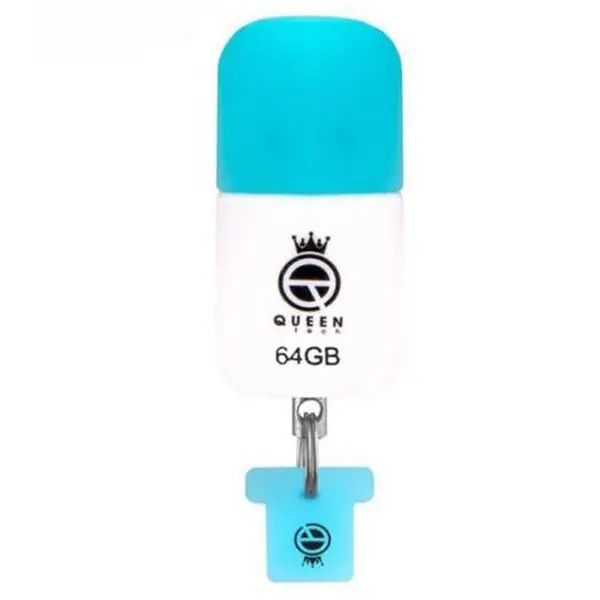 فلش مموری کوئین تک مدل ROOT ظرفیت 64 گیگابایت Queen tech ROOT Flash Memory 64GB