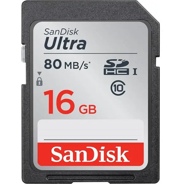 کارت حافظه و رم مموری SanDisk 16GB Ultra SDHC SD 533X 80MB/s C10 - 5