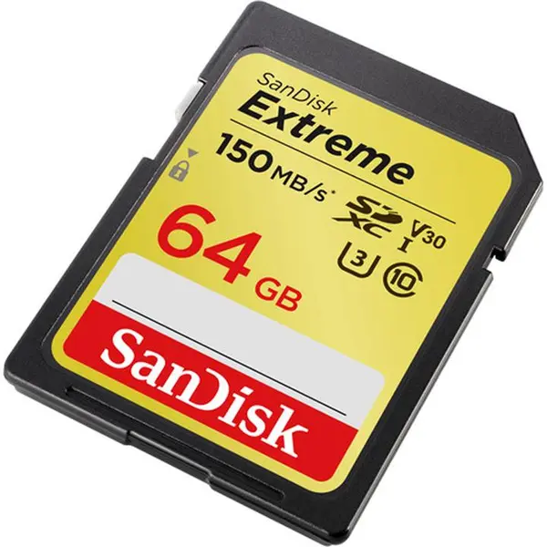 کارت حافظه SanDisk 64GB Extreme SDXC UHS-I 150MB/S SDXC SANDISK Extreme Pro V30 64GB