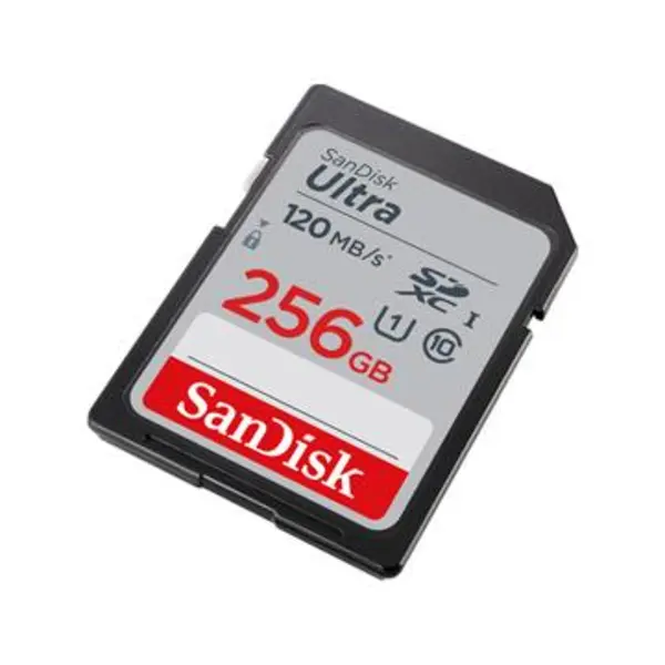 کارت حافظه SANDISK مدل Ultra سری SDSDUN4-256G-GN6IN SanDisk Ultra UHS-I U1 Class 10 120MBps SDHC - 256GB - 5
