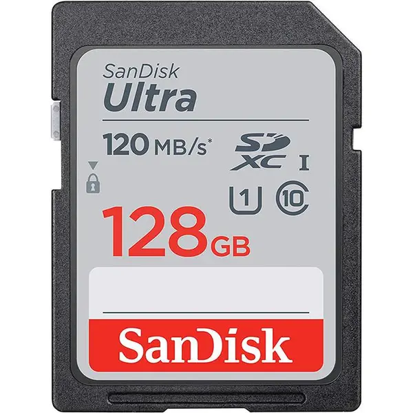 کارت حافظه سن دیسک مدل SanDisk Ultra microSDXC A1 UHS-I Card 128GB 120MB/s بدون آداپتور microSD Ultra 128gb 120MBps