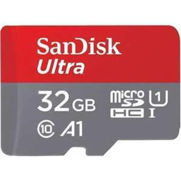 کارت حافظه سن دیسک مدل SanDisk Ultra microSDHC A1 UHS-I Card 32GB 120MB/s بدون آداپتور Sandisk Ultra A1 32GB UHS-I Class 10 120MBps microSDHC Card