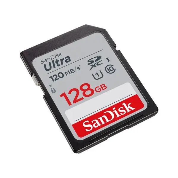 کارت حافظه SANDISK مدل Ultra سری SDSDUN4-128G-GN6IN SanDisk Ultra UHS-I U1 Class 10 120MBps SDHC - 128GB - 2