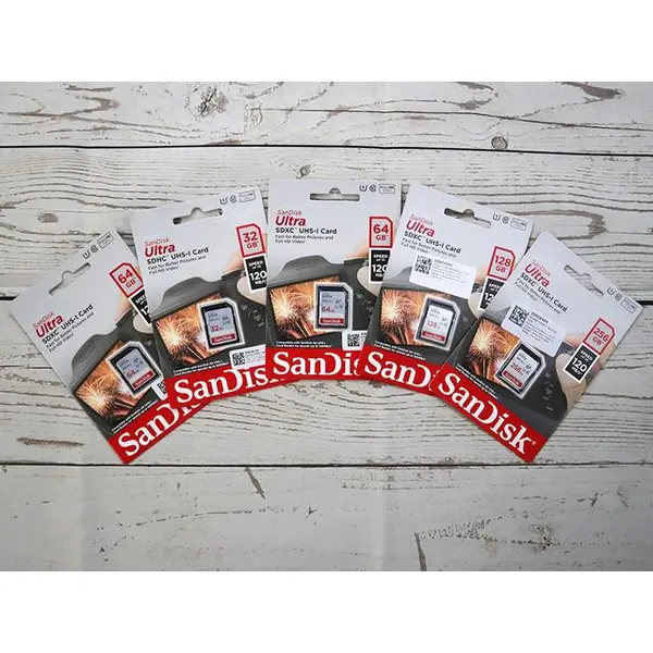 کارت حافظه SANDISK مدل Ultra سری SDSDUN4-128G-GN6IN SanDisk Ultra UHS-I U1 Class 10 120MBps SDHC - 128GB - 4