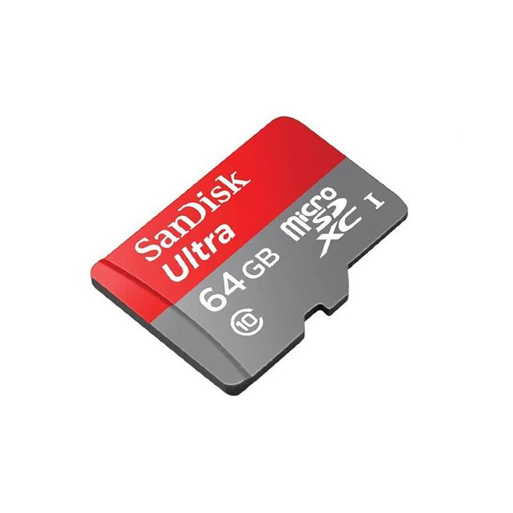 کارت حافظه سن دیسک مدل SanDisk Ultra microSDXC A1 UHS-I Card 64GB 120MB/s بدون آداپتور microSD 64gb Ultra A1