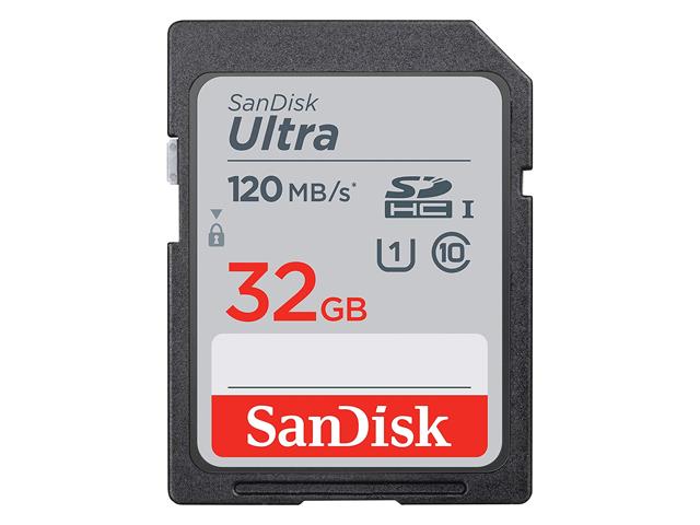 کارت حافظه SANDISK مدل Ultra سری SDSDUN4-032G-GN6IN SanDisk Ultra UHS-I U1 Class 10 120MBps SDHC - 32GB