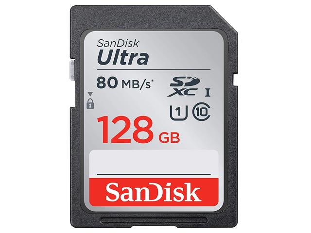 کارت حافظه SANDISK مدل Ultra سری SDSDUN4-128G-GN6IN SanDisk Ultra UHS-I U1 Class 10 120MBps SDHC - 128GB