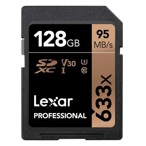 کارت حافظه SDHC لکسار مدل Professional کلاس 10 استاندارد UHS-I U1 سرعت 95MBps ظرفیت 128 گیگابایت Lexar Professional UHS-I U1 Class 10 95MBps SDHC - 128GB