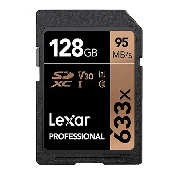 کارت حافظه SDHC لکسار مدل Professional کلاس 10 استاندارد UHS-I U1 سرعت 95MBps ظرفیت 128 گیگابایت Lexar Professional UHS-I U1 Class 10 95MBps SDHC - 128GB