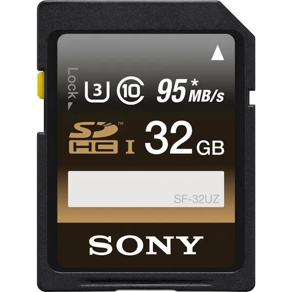 کارت حافظه SDHC سونی مدل SF-32UZ کلاس 10 استاندارد UHS-I U3سرعت 95MBps ظرفیت 32 گیگابایت -