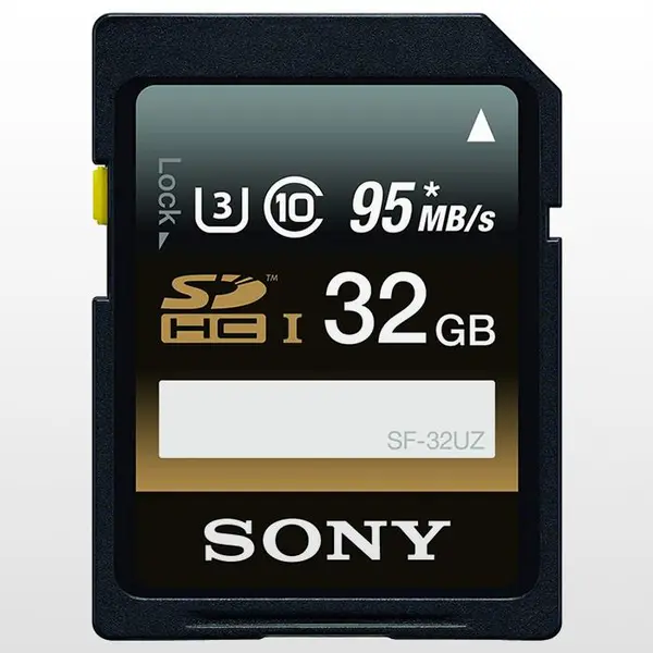 کارت حافظه SDHC سونی مدل SF-32UZ کلاس 10 استاندارد UHS-I U3سرعت 95MBps ظرفیت 32 گیگابایت -