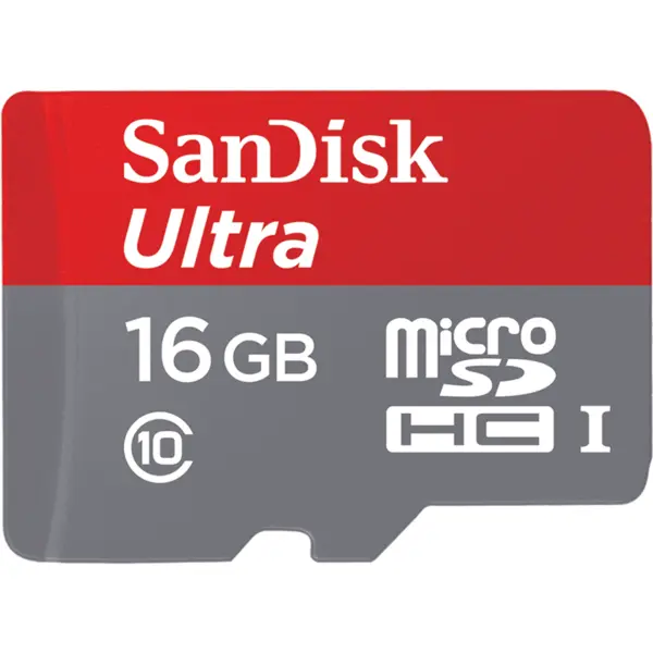 کارت حافظه SDHC سن دیسک مدل Ultra کلاس 10 استاندارد UHS-I U1 سرعت 533X 80MBps ظرفیت 16 گیگابایت SanDisk Ultra UHS-I U1 Class 10 533X 80MBps SDHC - 16GB