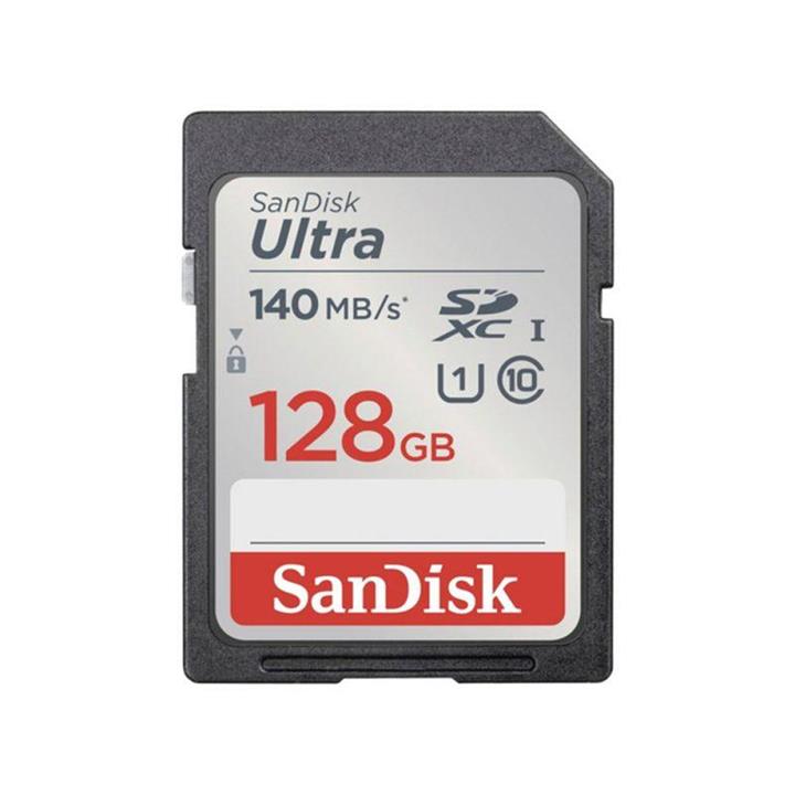 کارت حافظه اس دی سندیسک SD Sandisk 128GB 140mb/s Ultra SD Sandisk 128GB 140mb/s Ultra