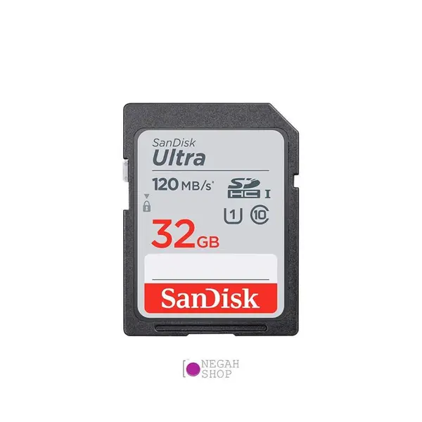 کارت حافظه و رم مموری SD سندیسک SanDisk ظرفیت 32GB سرعت 120MBs - 2