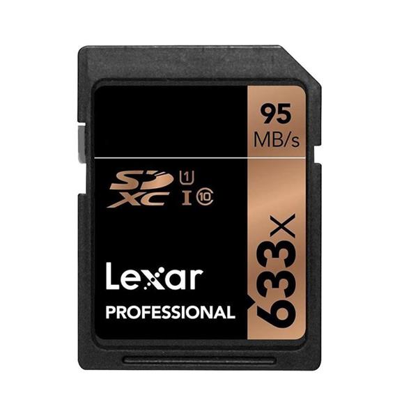 کارت حافظه SDXC لکسار مدل 633x استاندارد UHS-I U1 سرعت 95MBps ظرفیت 128 گیگابایت -
