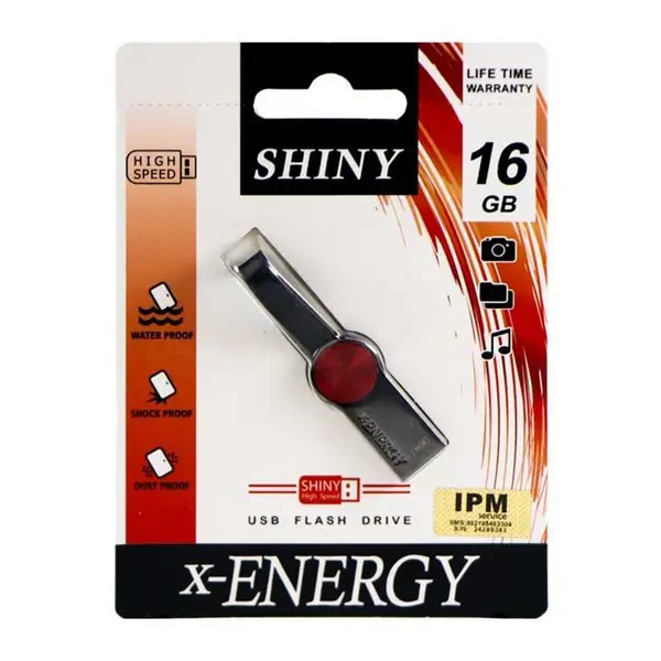 فلش مموری ایکس-انرژی مدل SHINY ظرفیت 16 گیگابایت x-Energy SHINY Flash Memory 16GB