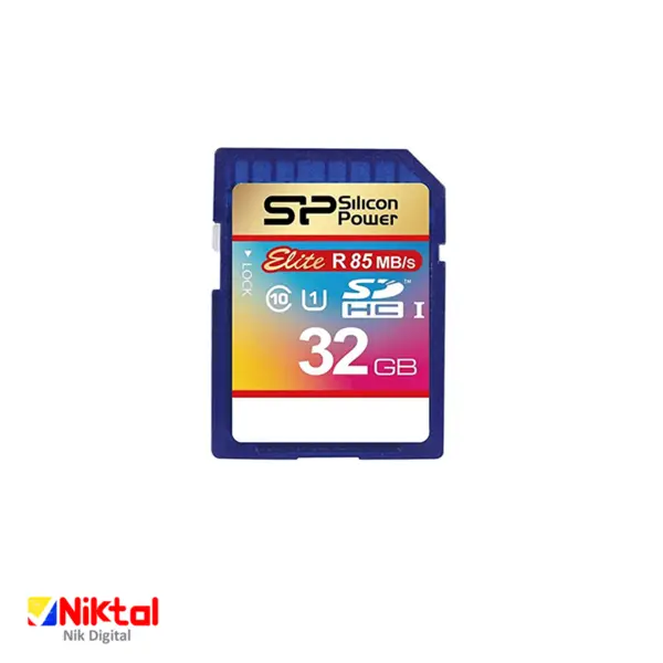کارت حافظه و رم silicon power SDHC 32GB مدل Elite C10 U1 - 2