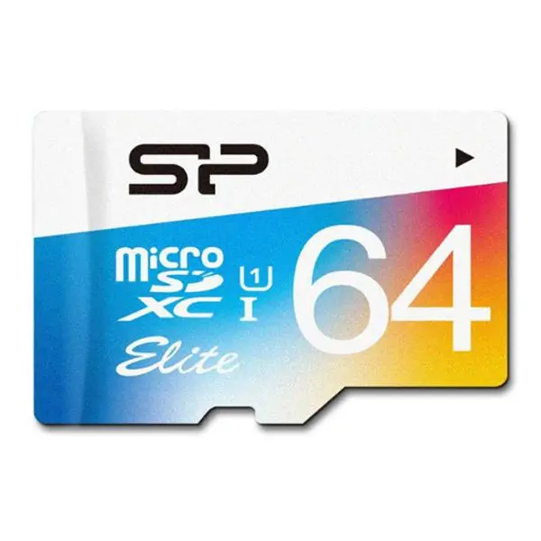 رم میکرو ۶۴ گیگ سیلیکون پاور Silicon Power Elite U1 85MB/s بدون خشاب Silicon Power Elite 64GB U1 Class 10 85MB/s microSDXC UHS-I - 5