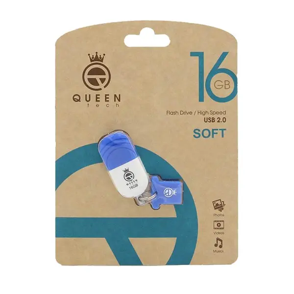 فلش مموری کوئین تک مدل SOFT ظرفیت 16گیگابایت Queen tech SOFT Flash Memory 16GB - 3
