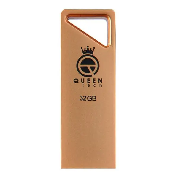 فلش مموری کوئین تِک مدل STEEL ظرفیت 32 گیگابایت طلایی Queen Tech 32g Steel - 3