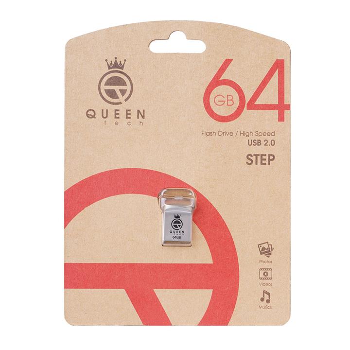 فلش مموری کوئین تک مدل STEP ظرفیت 64 گیگابایت Queen tech STEP Flash Memory 64GB