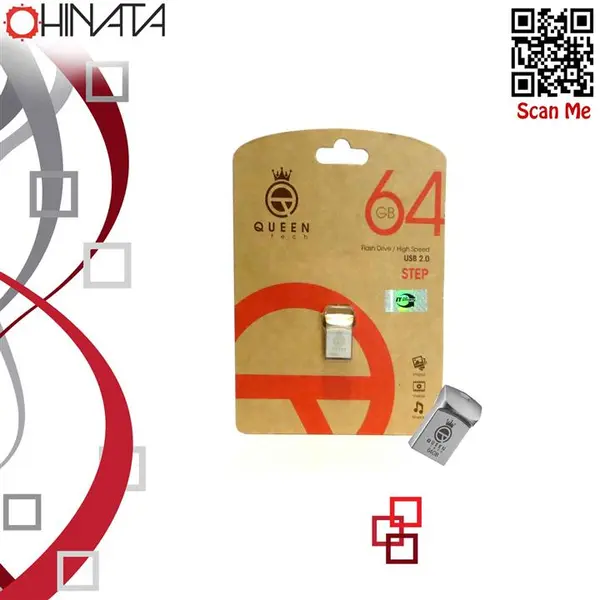 فلش مموری کوئین تک مدل STEP ظرفیت 64 گیگابایت Queen tech STEP Flash Memory 64GB