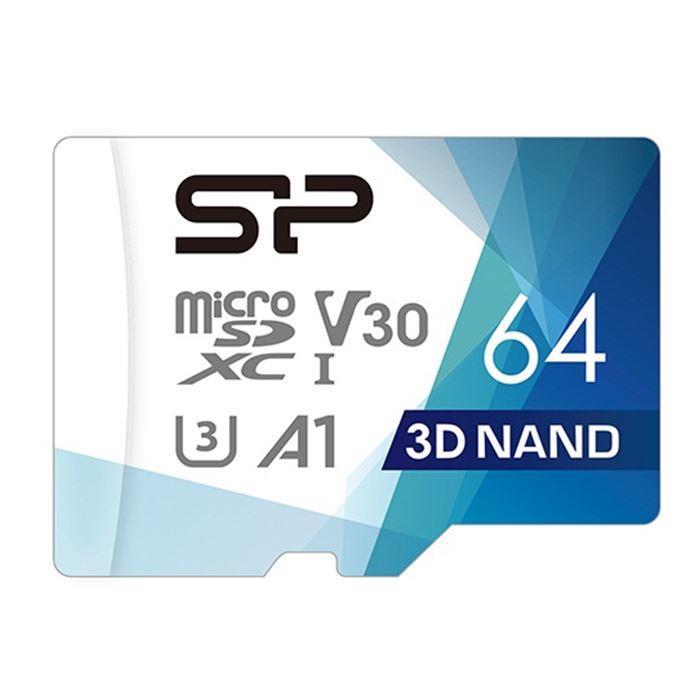 کارت حافظه سیلیکون پاور مدل Superior Pro Colorful با ظرفیت 64 گیگابایت Silicon Power Superior Pro Colorful 64GB U3 V30 A1 4K microSDXC