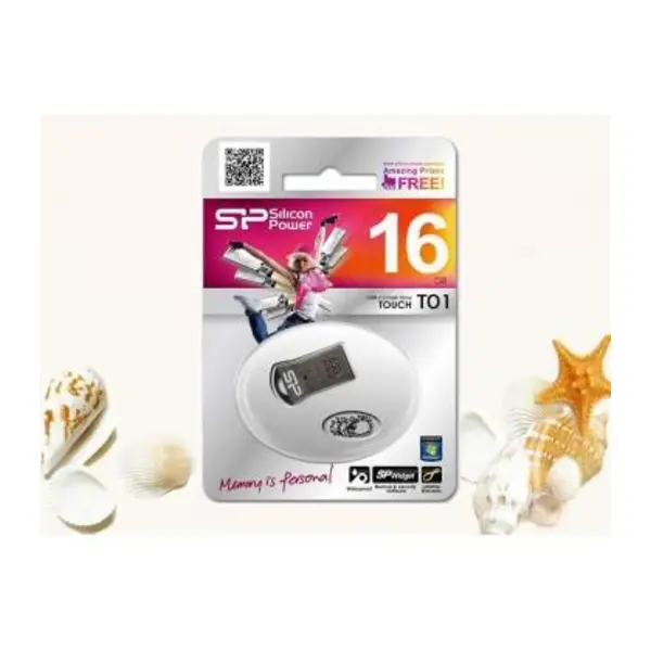 فلش مموری سیلیکون پاور تاچ T01 ظرفیت 16 گیگابایت Silicon Power Touch T01 Flash Memory - 16GB - 3