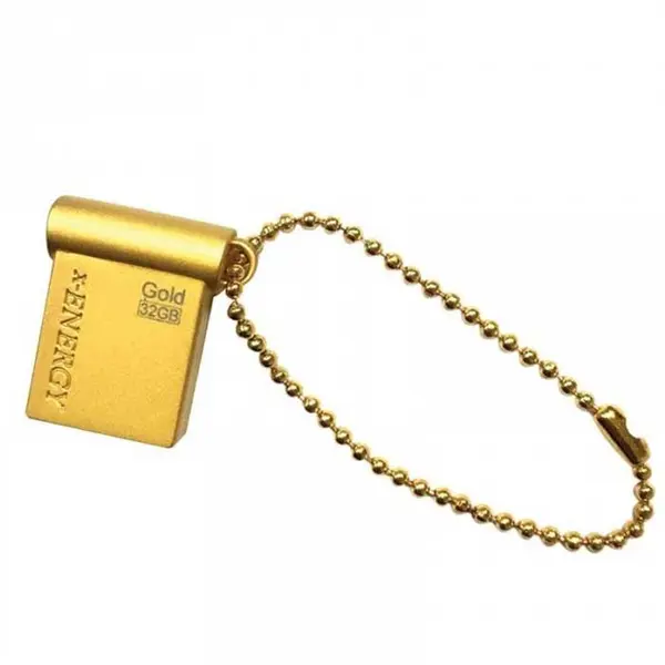 فلش مموری ایکس-انرژی مدل USB2.0 Gold ظرفیت 32 گیگابایت x-Energy USB2.0 Gold Flash Memory 32GB