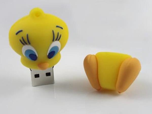 فلش مموری USB 2.0 ام تک مدل توییتی L100 ظرفیت 8 گیگابایت Emtec Tweety L100 USB 2.0 Flash Memory - 8GB