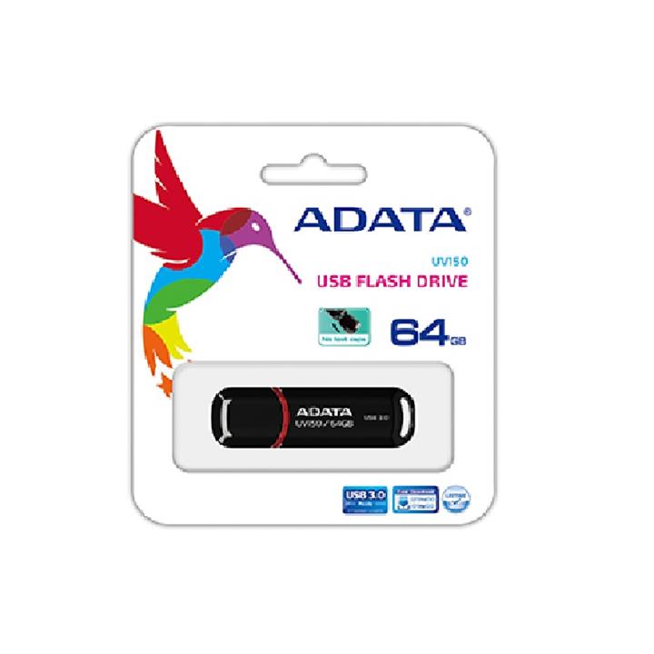 فلش مموری ای دیتا دش درایو UV150 ظرفیت 64 گیگابایت Adata DashDrive UV150 USB Flash Memory - 64GB