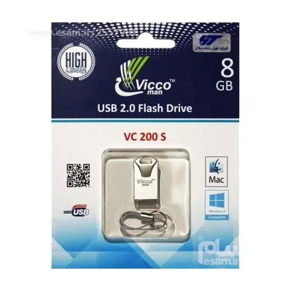 فلش مموری ویکو من مدل vc200 ظرفیت 8 گیگا بایت Vicco VC200 Flash Memory - 8GB