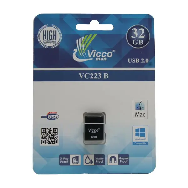 فلش مموری ویکومن مدل vc223 B ظرفیت 32 گیگابایت Vicco Man VC223 B Flash Memory - 32GB