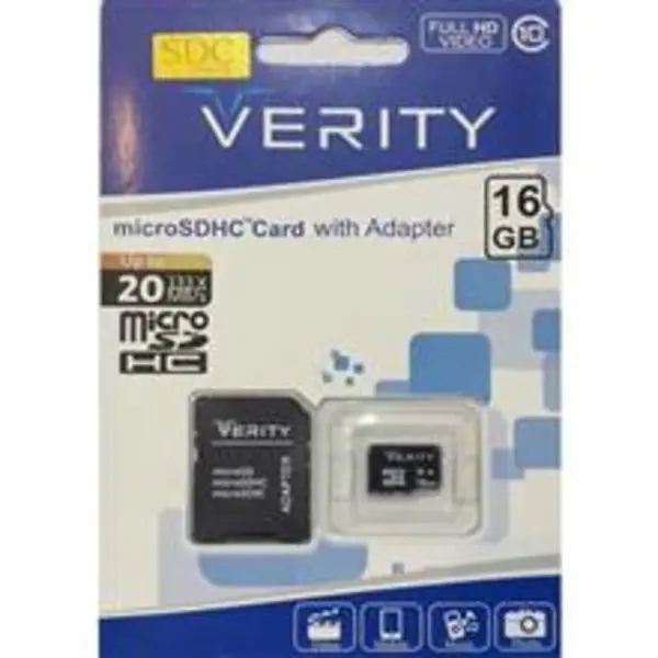 کارت حافظه میکرو اس دی ویرایتی 8گیگابایت کلاس 10 بدون خشاب Verity MicroSD Card 8GB Class 10 کارت حافظه میکرو اس دی ویرایتی 8گیگابایت کلاس 10 بدون خشاب - 5