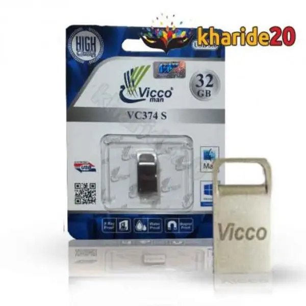 فلش مموری VICCO MAN ظرفیت 32 گیگابایت مدل VC 374S
