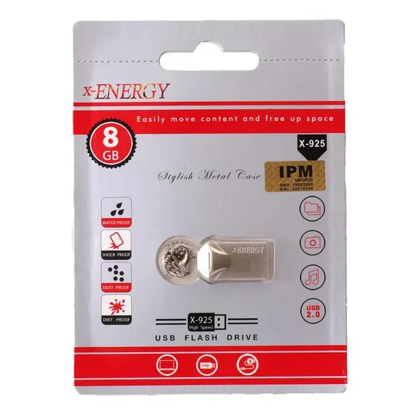 فلش مموری ایکس-انرژی مدل X-925 ظرفیت 8 گیگابایت x-Energy X-925 Flash Memory 8GB - 4