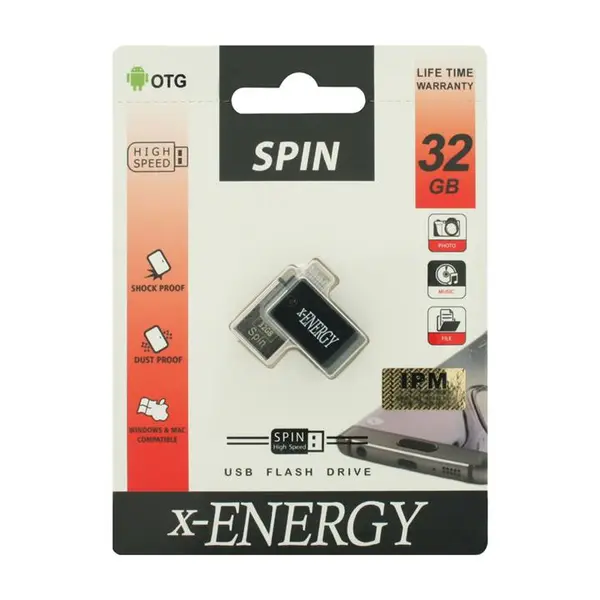 فلش مموری x-ENERGY SPIN OTG 32GB - 5