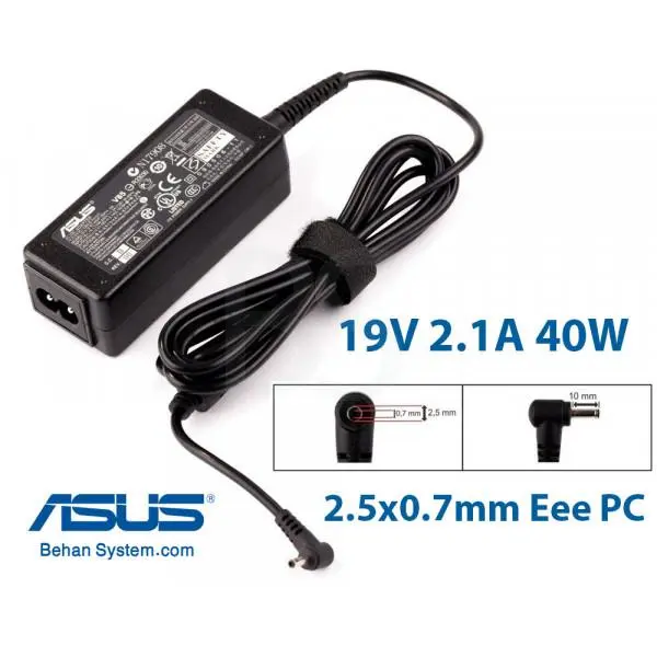 شارژر لپ تاپ ایسوس 19 ولت 2.1 آمپر ADP-40PH AB | ADAPTER ASUS 19V 2.1A - 4