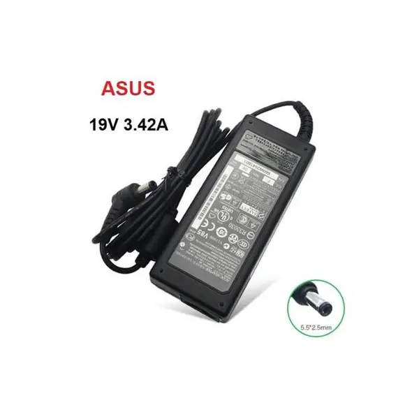 شارژر لپ تاپ 19 ولت 3.42 آمپر ایسوس Asus 19v 3.42A Charger - 2