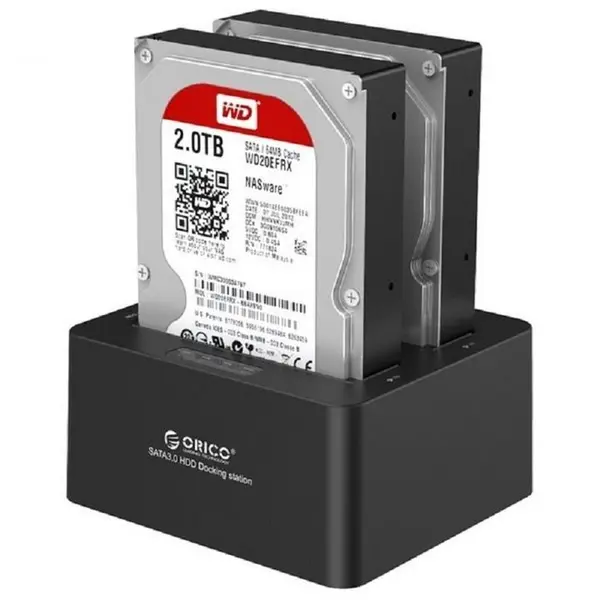داک استیشن هارد 2.5 و 3.5 اینج اوریکو مدل 6629 اس 3 ORICO 6629S3 2.5 inch and 3.5 inch HDD Docking Station - 3
