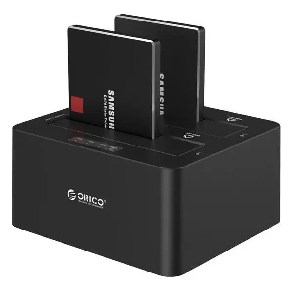 لوازم جانبی تجهیزات ذخیره سازی ایستگاه داک هارد 2.5 و 3.5 اینج اوریکو USB 3.0 HDD Docking ORICO 6629US3 - 4