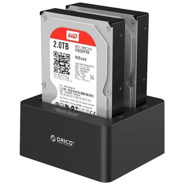 لوازم جانبی تجهیزات ذخیره سازی ایستگاه داک هارد 2.5 و 3.5 اینج اوریکو USB 3.0 HDD Docking ORICO 6629US3 - 2