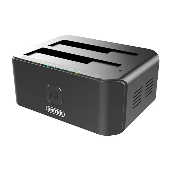 داک اکسترنال هارد دیسک 2.5 و 3.5 اینچی دوبل USB 3.0 یونیتک مدلY-3032 Unitek Y-3032 2.5 And 3.5 inch USB 3.0 Dual External Hard Drive Dock